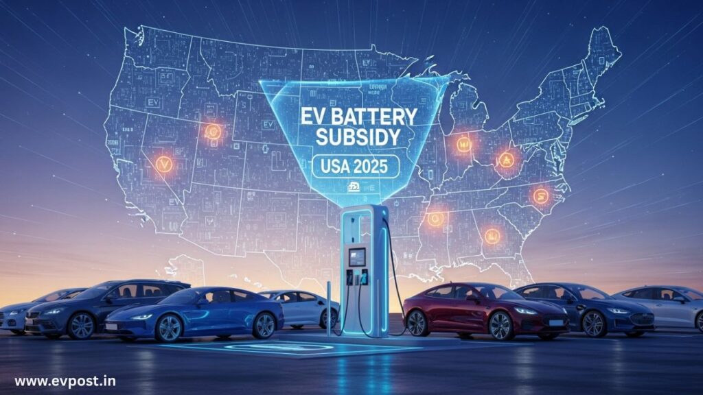 EV Battery Subsidy USA 2025