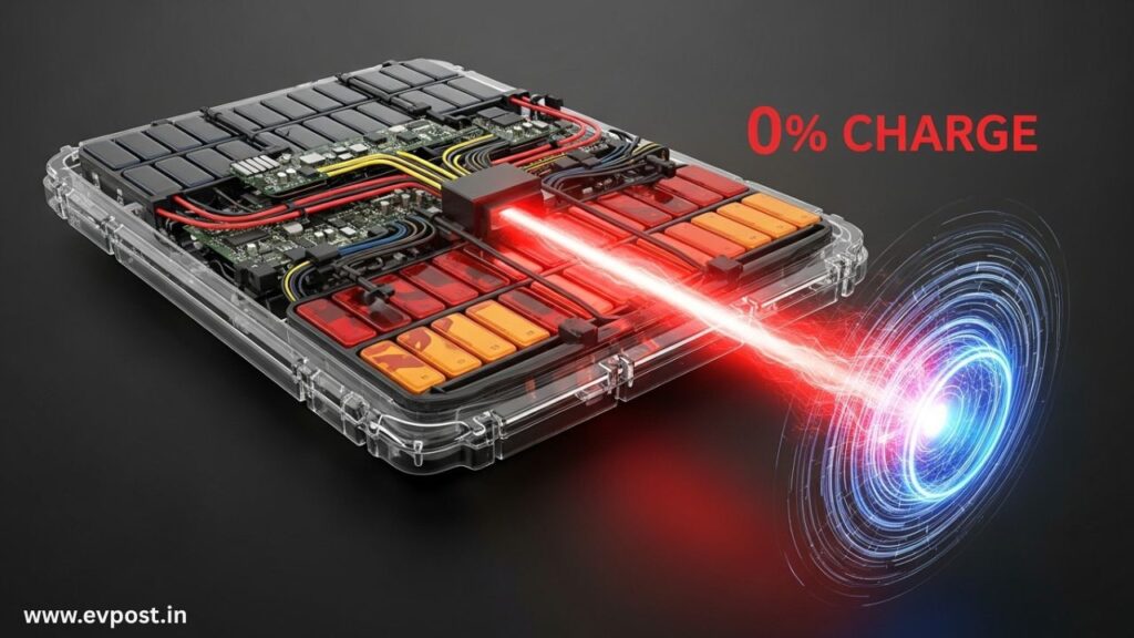 EV Battery to be Drained Entirely 