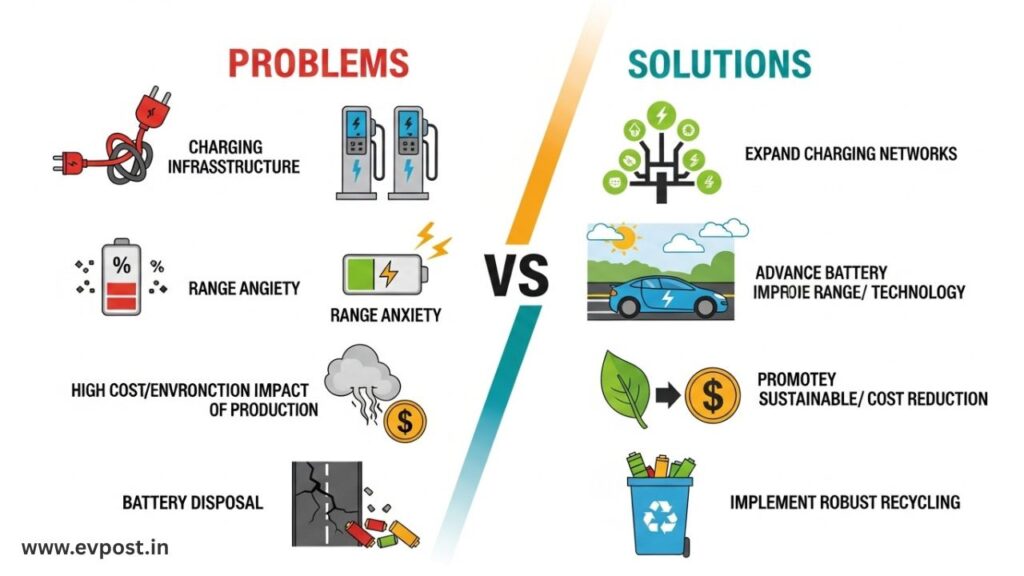 Problems with EVs and Solutions