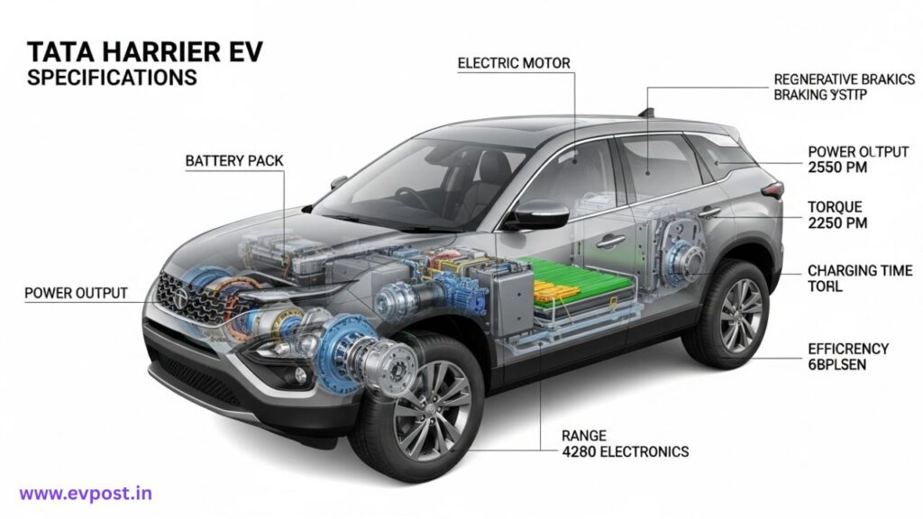 Tata Harrier EV Specifications
