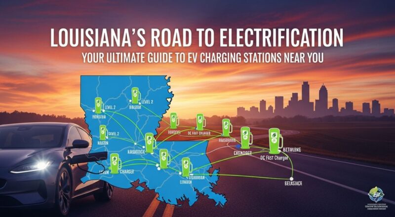 Louisiana’s Road to Electrification Your Ultimate Guide to EV Charging Stations Near You