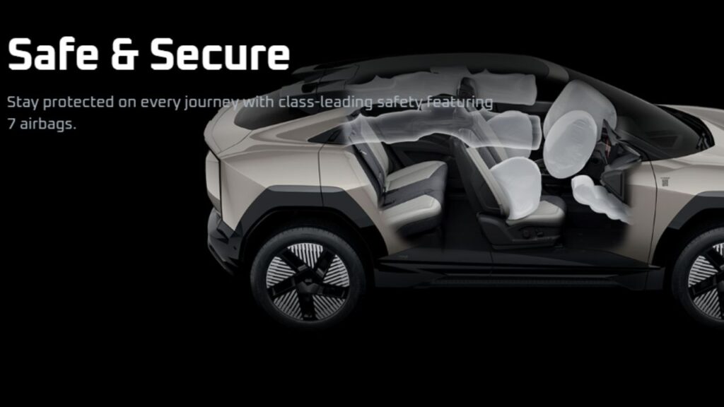 Mahindra BE 6 Electric SUV-safe and secure