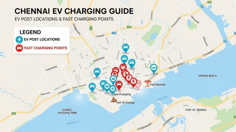 Chennai EV Charging Guide – EV Post Locations & Fast Charging Points