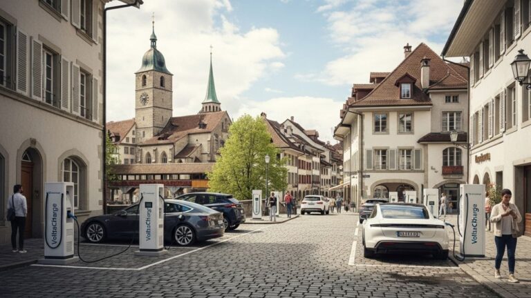 EV Charging Stations in Fribourg