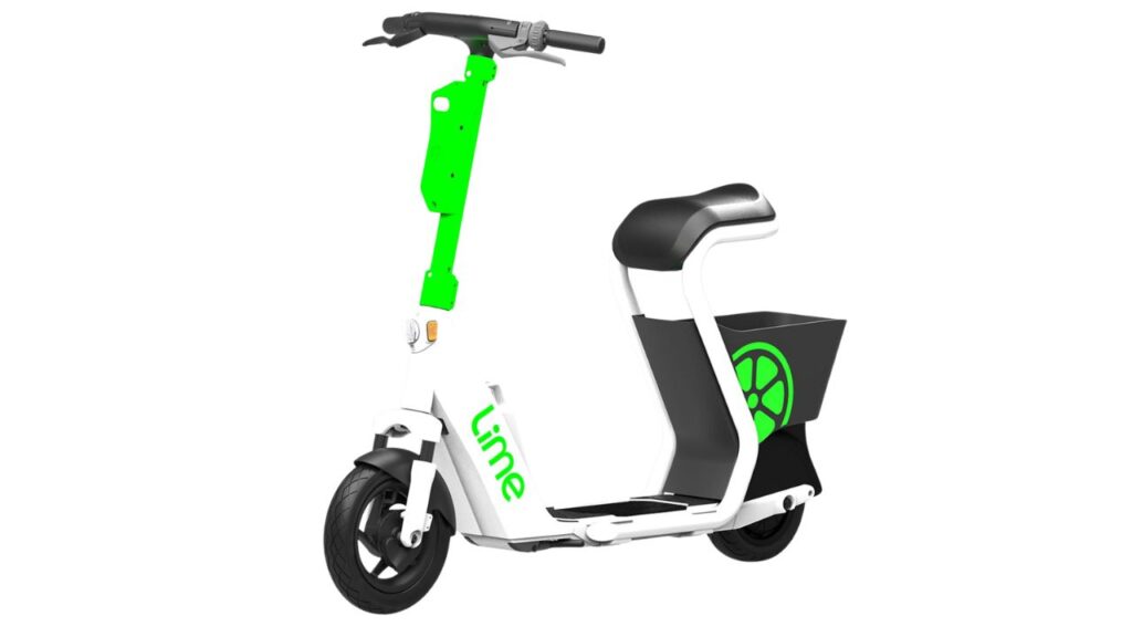 Lime’s Gen4 Seated E-Scooter