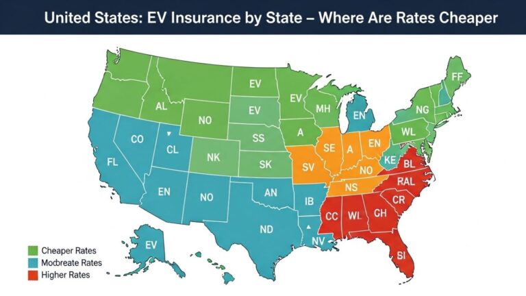 United States EV Insurance by State – Where Are Rates Cheaper