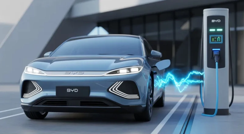 BYD ultra-fast charging EV