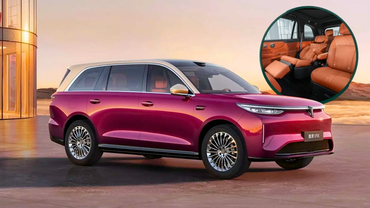 Wey V9X PHEV SUV Now on Sale in China From 349,800 Yuan - 550 kW & 1,700 km Range