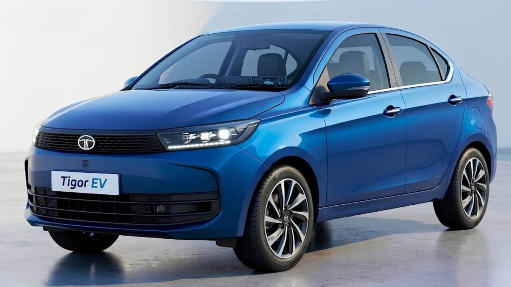 Tata Tigor EV Facelift – A Compact EV.