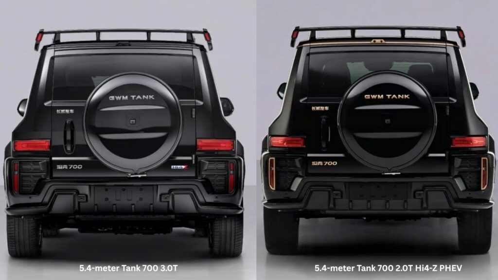 GWM’s 5.4-meter Tank 700 rear look