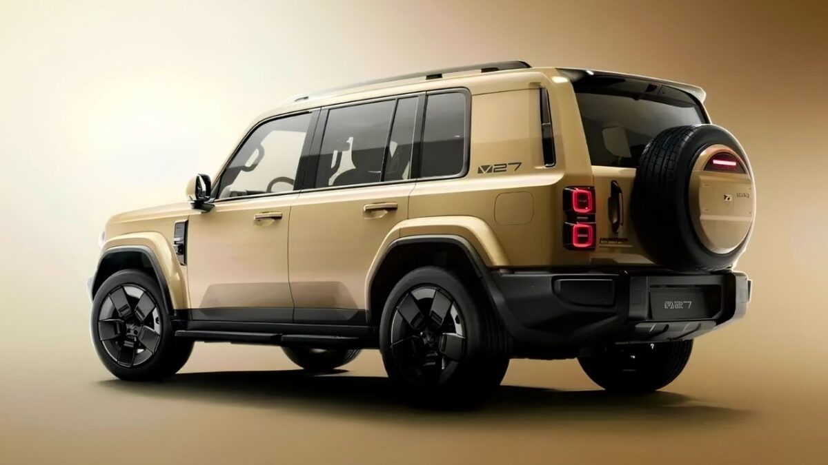 Chery iCaur V27 rear look