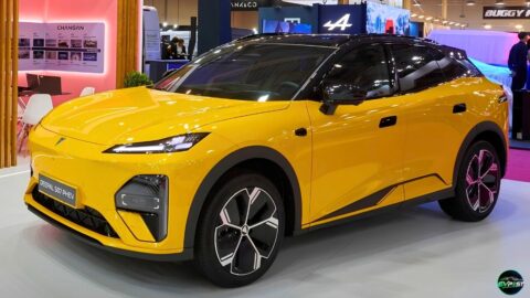 Deepal S07 PHEV Europe yellow