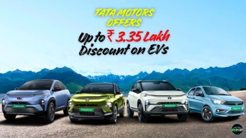 Tata Motors Offers Up to ₹3.35 Lakh Discount on EVs